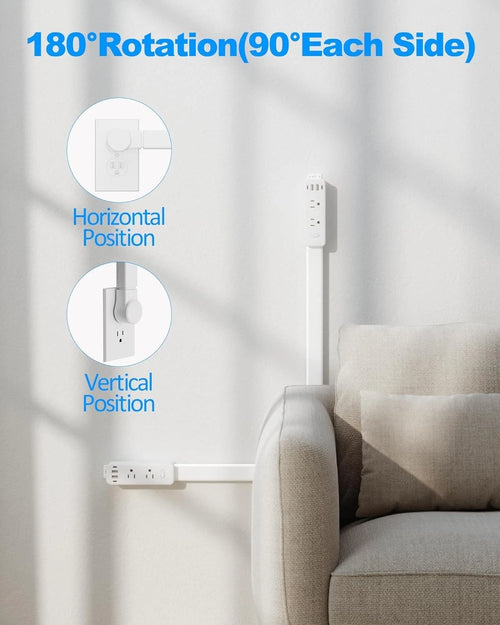180° Rotating Power Outlet Extender