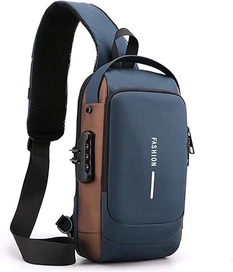 Anti-Theft Chest Bag with USB Charging Port