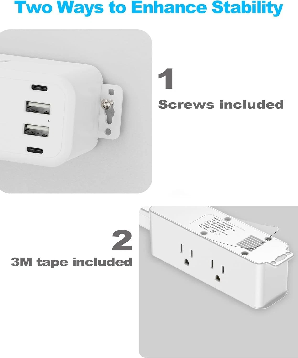 180° Rotating Power Outlet Extender