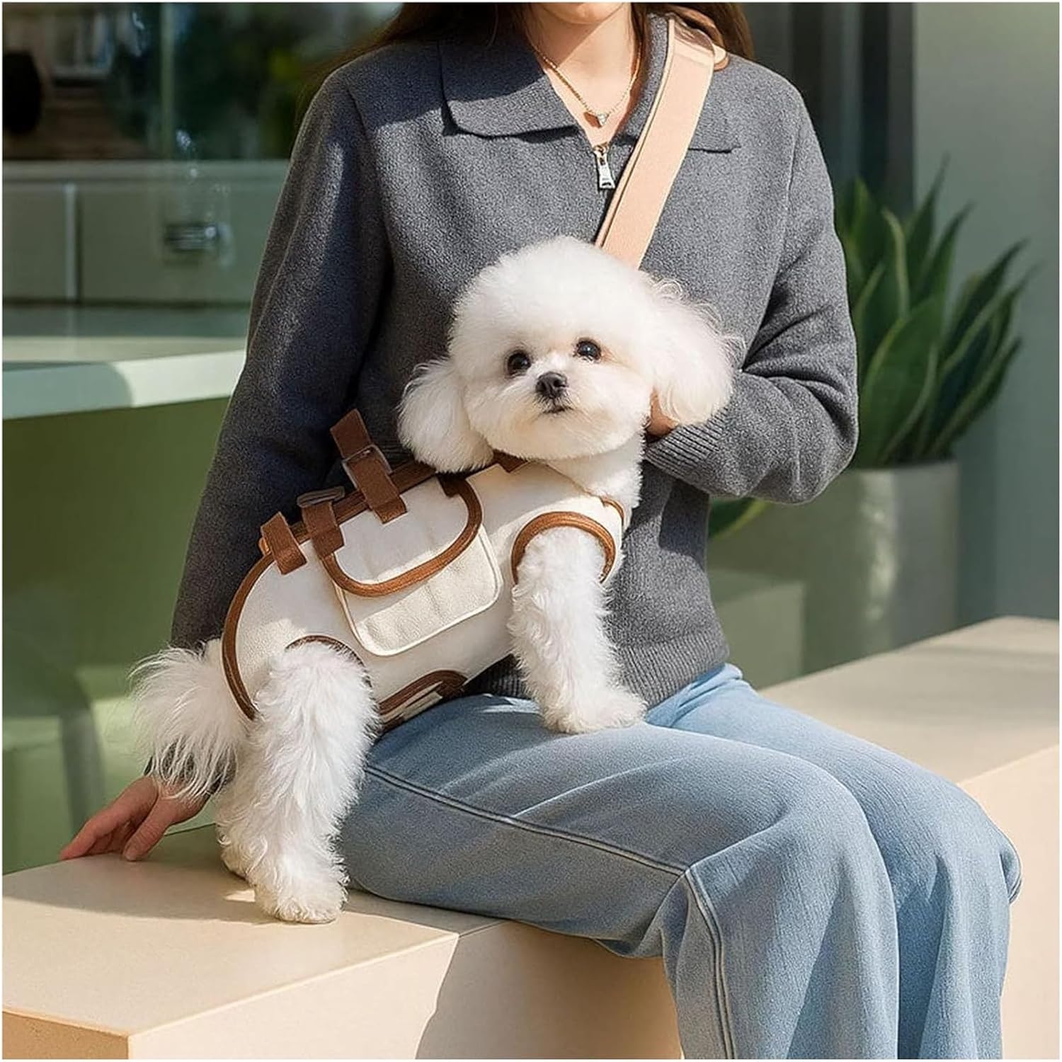 Portable Pet Carrier Sling Bag