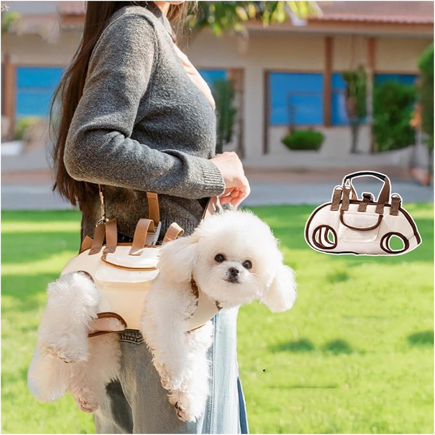 Portable Pet Carrier Sling Bag