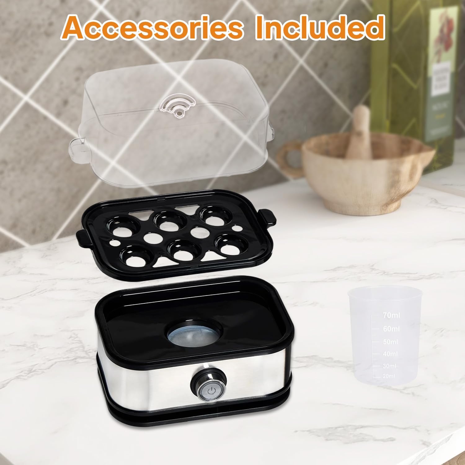 6-Egg Electric Cooker (Smart Egg Boiler)