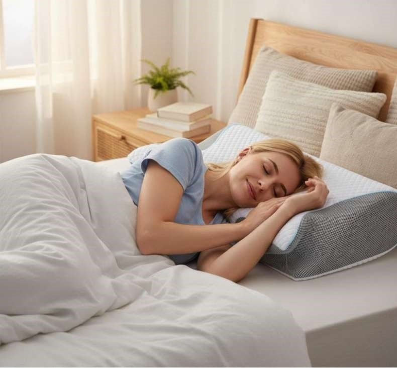 Memory Foam Cervical Pillow for Neck Pain Relief